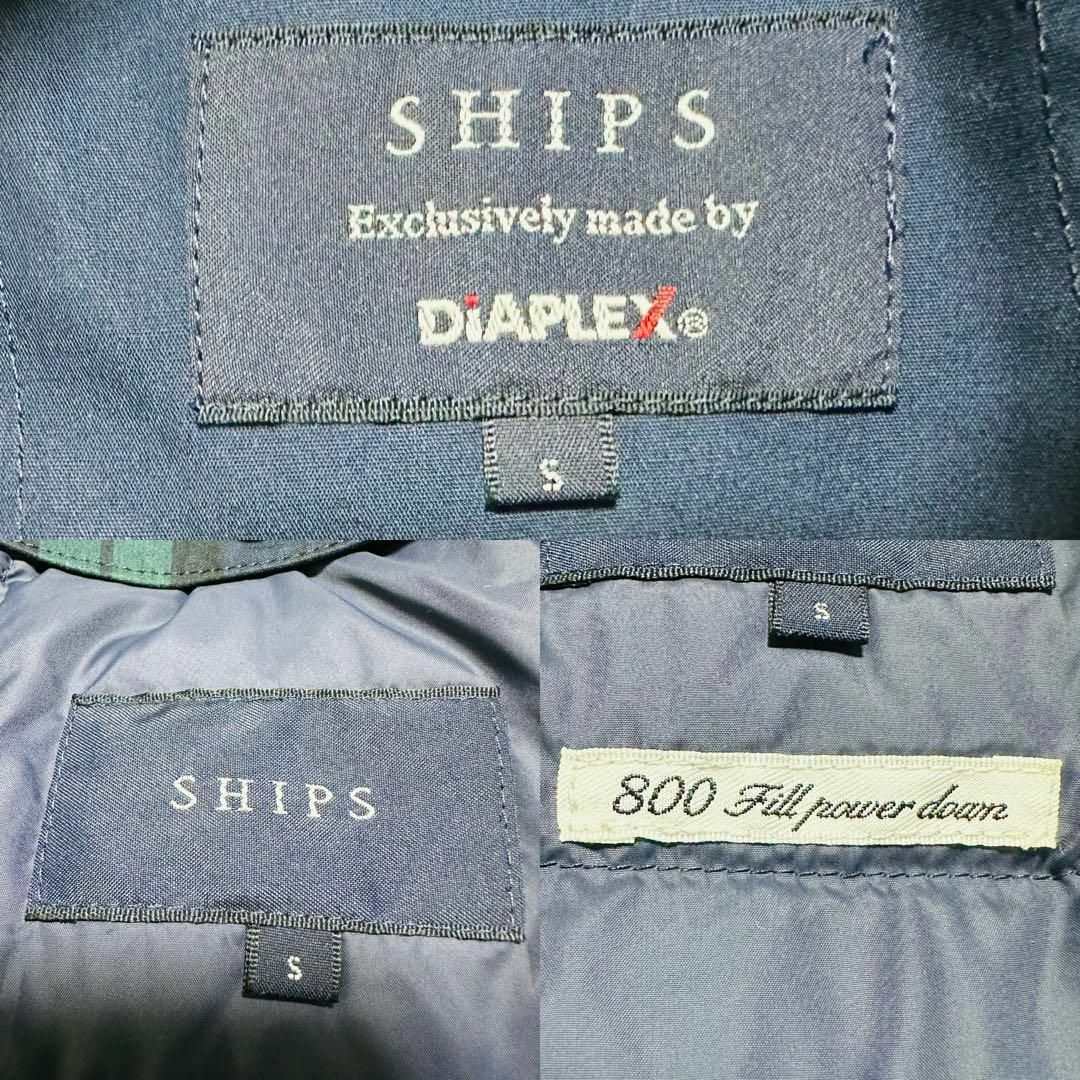 SHIPS(シップス)の希少☆SHIPS×DiAPLEX ステンカラーコート ダウンライナー付き S レディースのジャケット/アウター(ロングコート)の商品写真