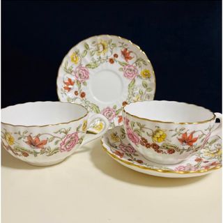 エインズレイ(Aynsley China)のスポード　フローラルタペストリー　ティーカップ　2客(食器)