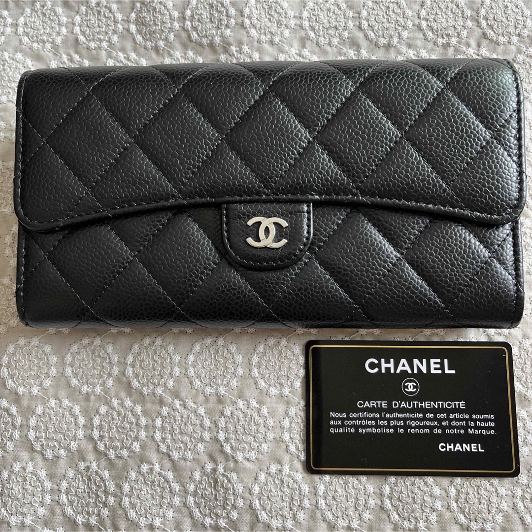 CHANEL マトラッセ フラップウォレット