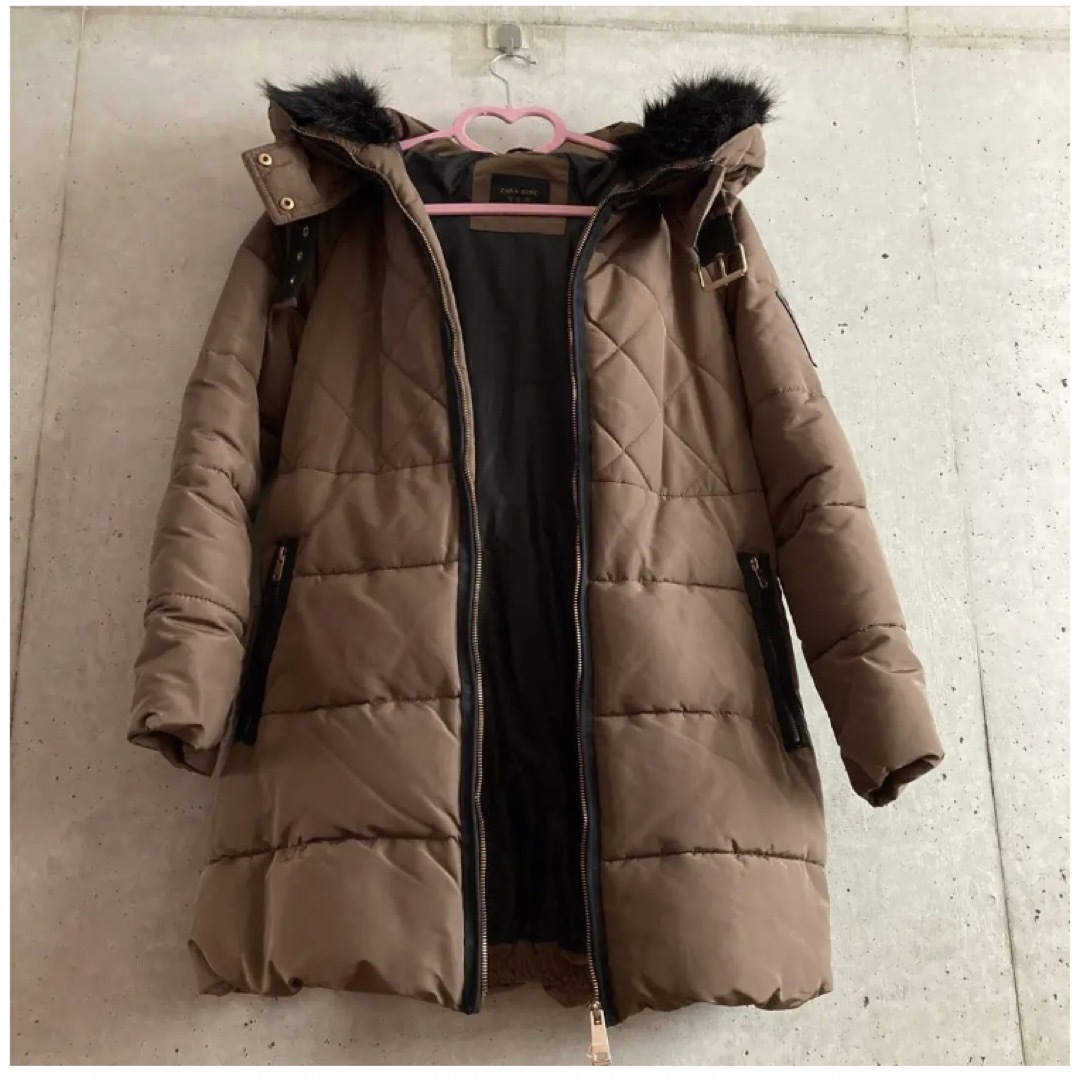 ZARA(ザラ)の★ZARA★ザラ アウター コート ジャケット ブラウン ブラック とても暖かい レディースのジャケット/アウター(その他)の商品写真
