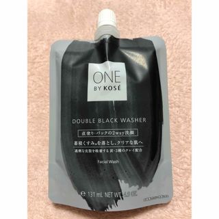 ワンバイコーセー(ONE BY KOSE（KOSE）)のONE BY KOSE ダブルブラックウォッシャー 新品(洗顔料)