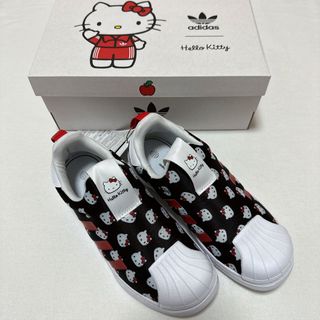 オリジナルス(Originals（adidas）)の新品　21㎝　アディダス　オリジナルス　ハローキティー　コラボ　スニーカー(スニーカー)