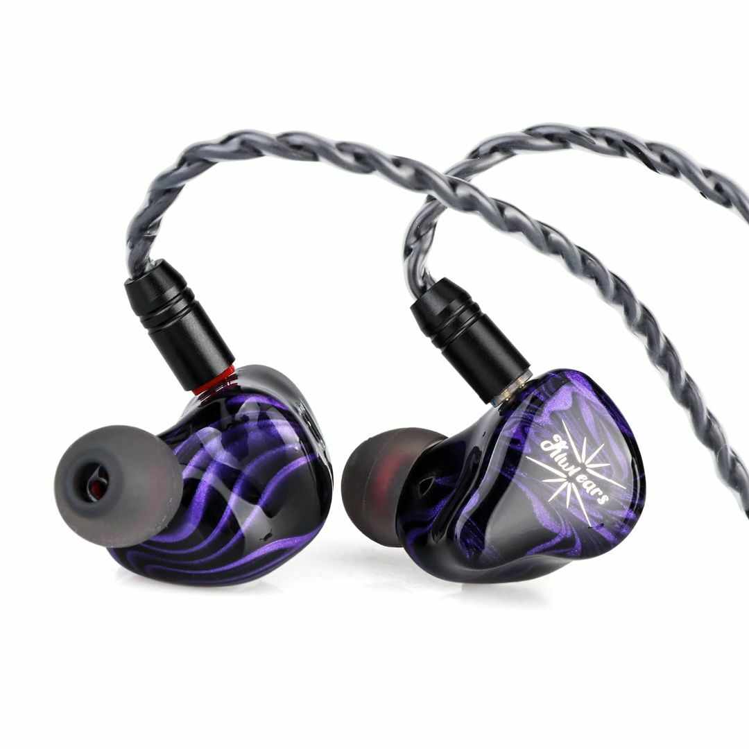 Kiwi Ears Quartet 2DD+1BAハイブリッド型HiFiイヤホン 6