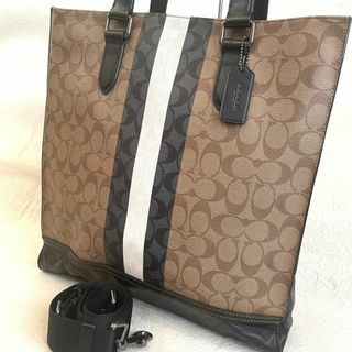 COACH - 美品 コーチ 2way トートバッグ グラハム ストラクチャード
