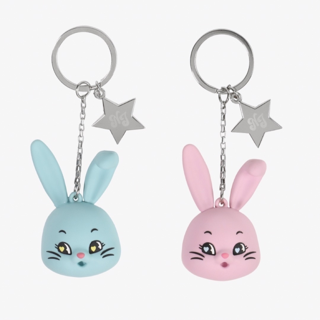 NewJeans Bunnies club TOKKI Keyring BLUE エンタメ/ホビーのタレントグッズ(アイドルグッズ)の商品写真