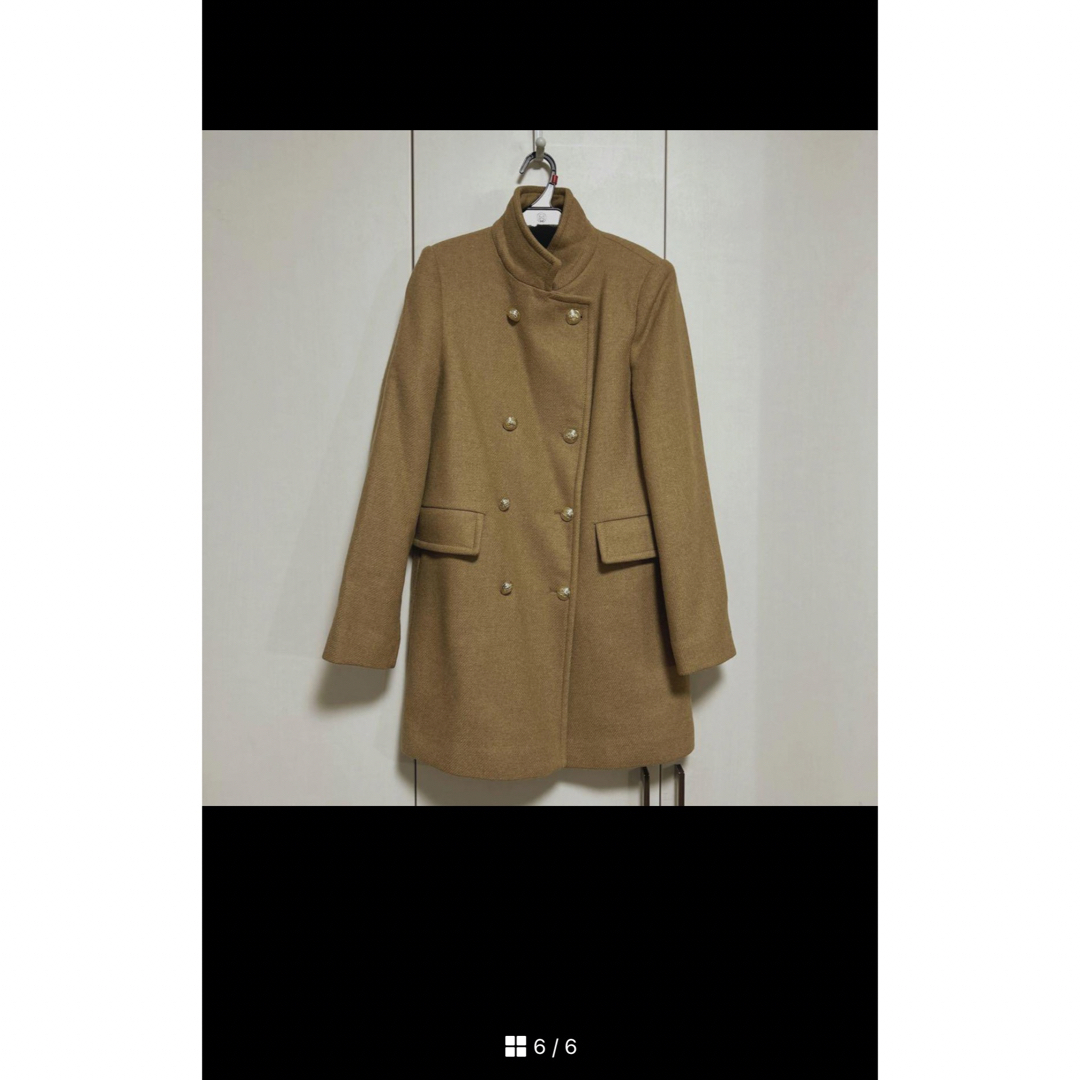 ZARA(ザラ)のザラ　ウールブレンドコート レディースのジャケット/アウター(ピーコート)の商品写真