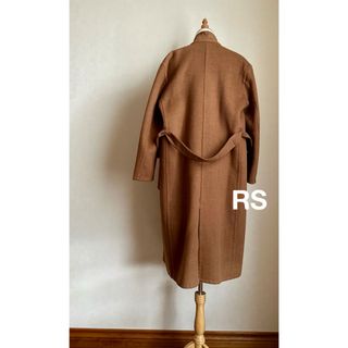 WhimGazette brown wool ロングコート ガウンコート