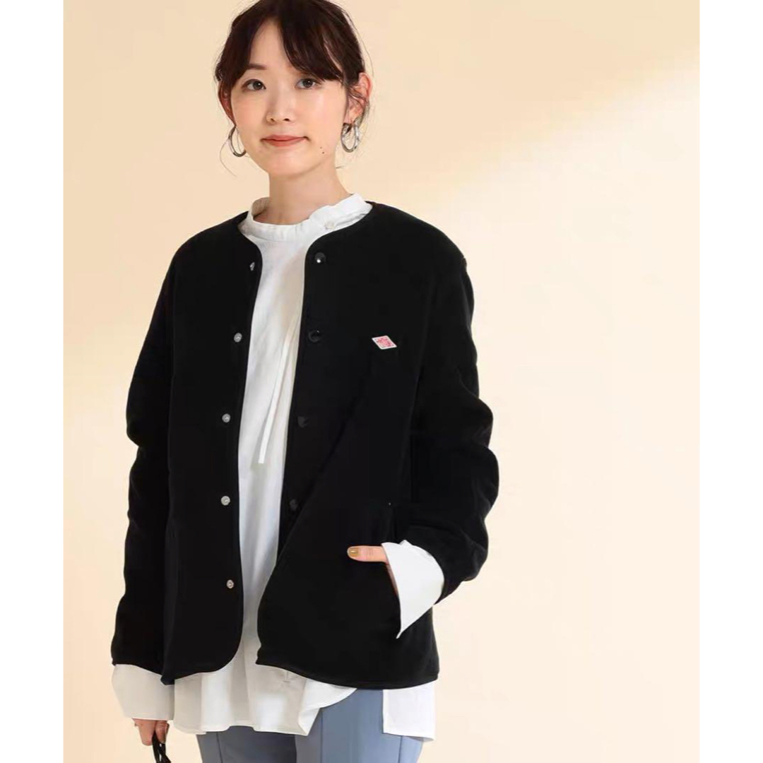 美品・大人気】ダントン ウールモッサ ノーカラー ジャケット コート 42 L-