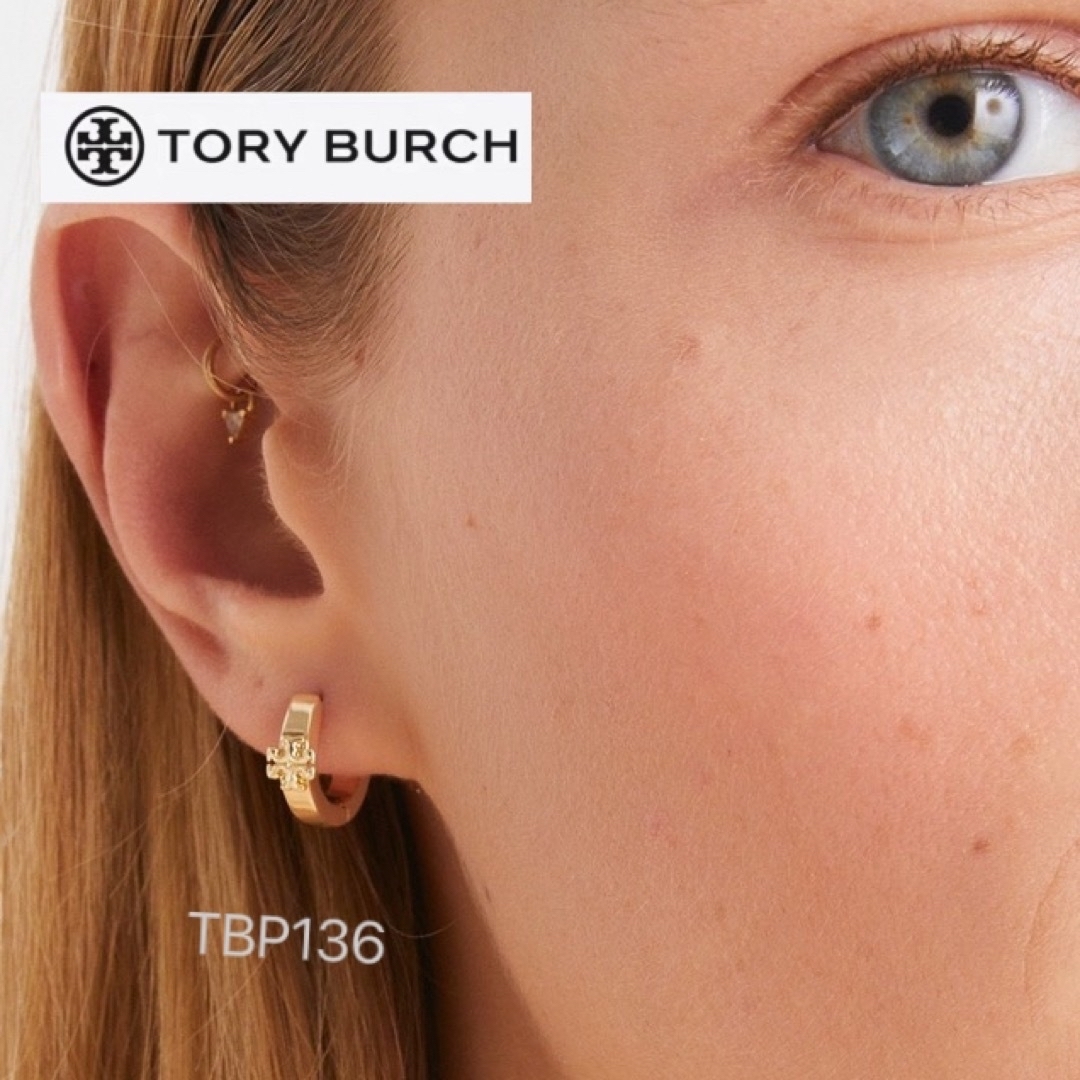 Tory Burch(トリーバーチ)のTBP136G3 Tory Burch   トリーバーチ　フープ　ピアス　新作 レディースのアクセサリー(ピアス)の商品写真