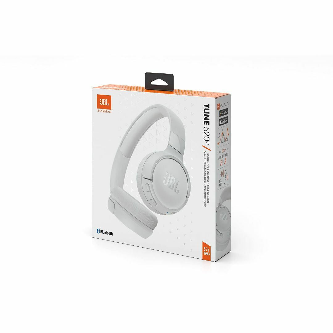 【色: ホワイト】JBL TUNE 520BT Bluetoothヘッドホン 密 4