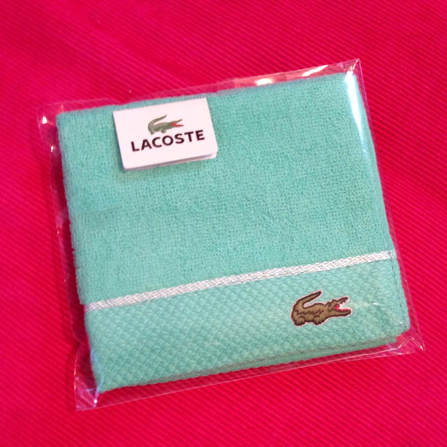 LACOSTE(ラコステ)のラコステ ハンドタオル レディースのファッション小物(ハンカチ)の商品写真