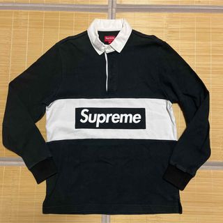 Supreme - 15aw Supreme Team Rugby Shirt ラガーシャツ 黒の通販 by