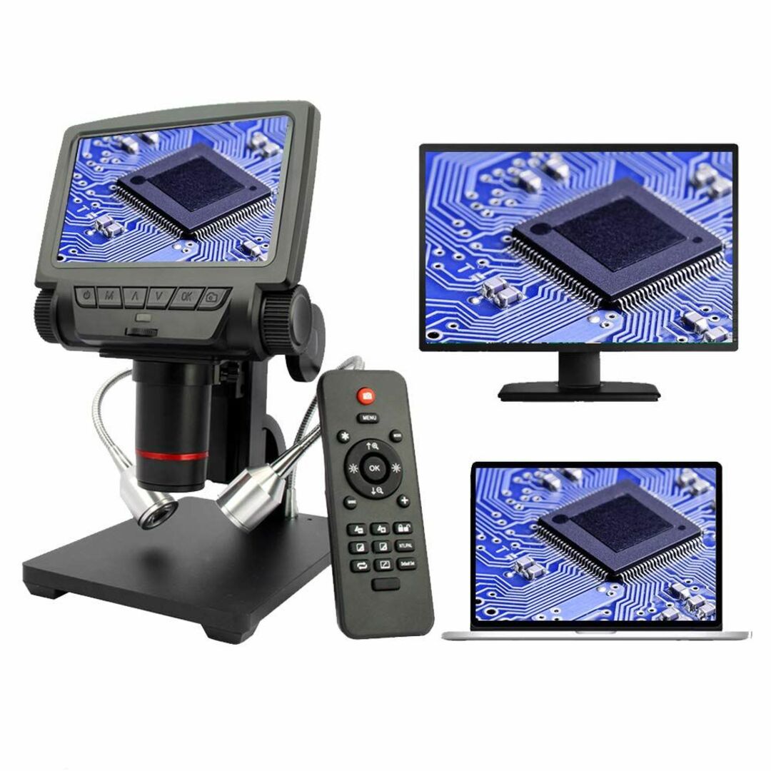 LINKMICRO デジタル顕微鏡 5インチ LCD 1080Pスクリーン260 スマホ/家電/カメラのカメラ(その他)の商品写真