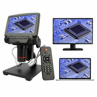 LINKMICRO デジタル顕微鏡 5インチ LCD 1080Pスクリーン260(その他)