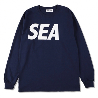 ウィンダンシー(WIND AND SEA)のウィンダンシー  ロンT  ネイビー　XL(Tシャツ/カットソー(七分/長袖))