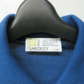 JOHN SMEDLEY - ジョンスメドレー 英国製 ニット ポロシャツ シー