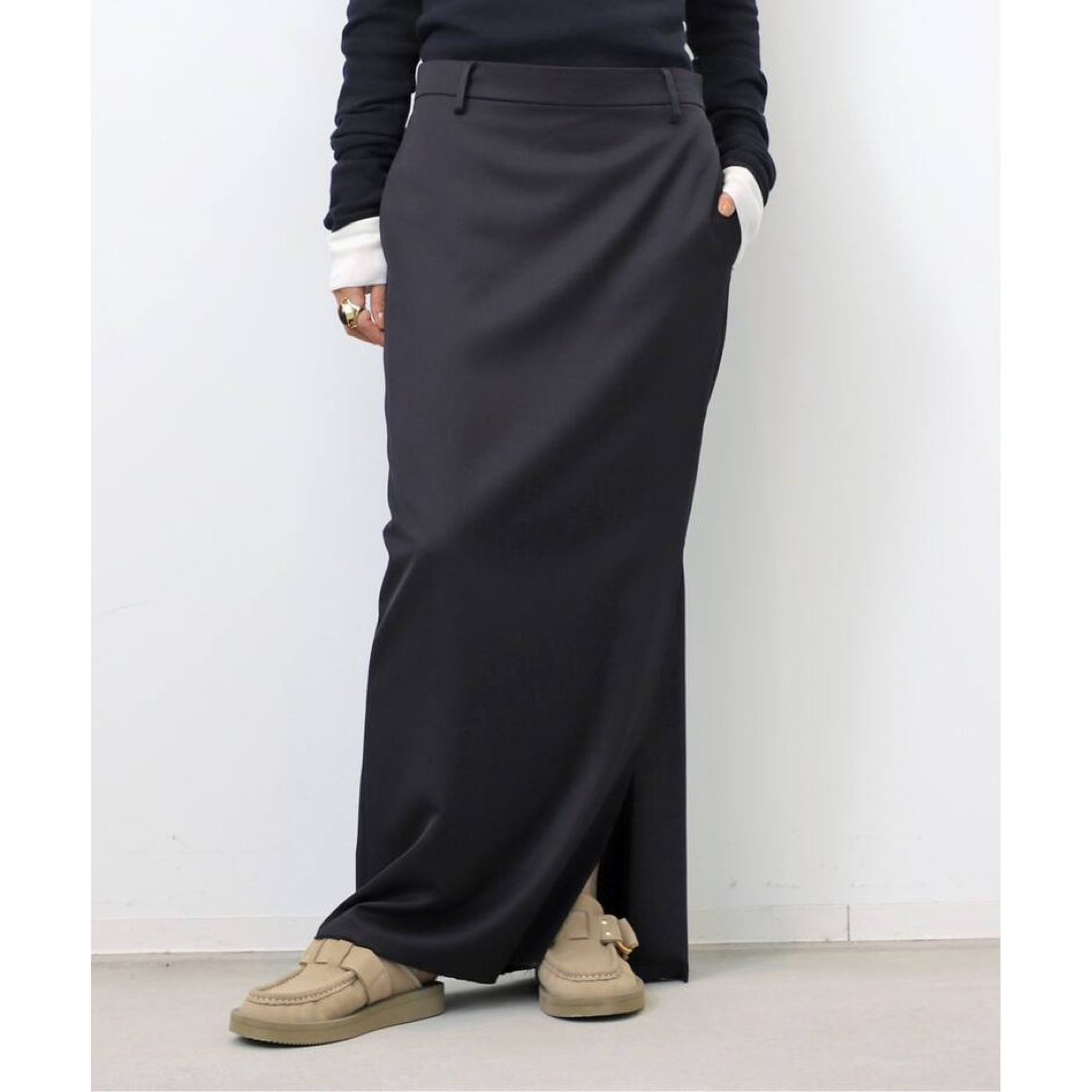 L'Appartement Navy Maxi Skirt