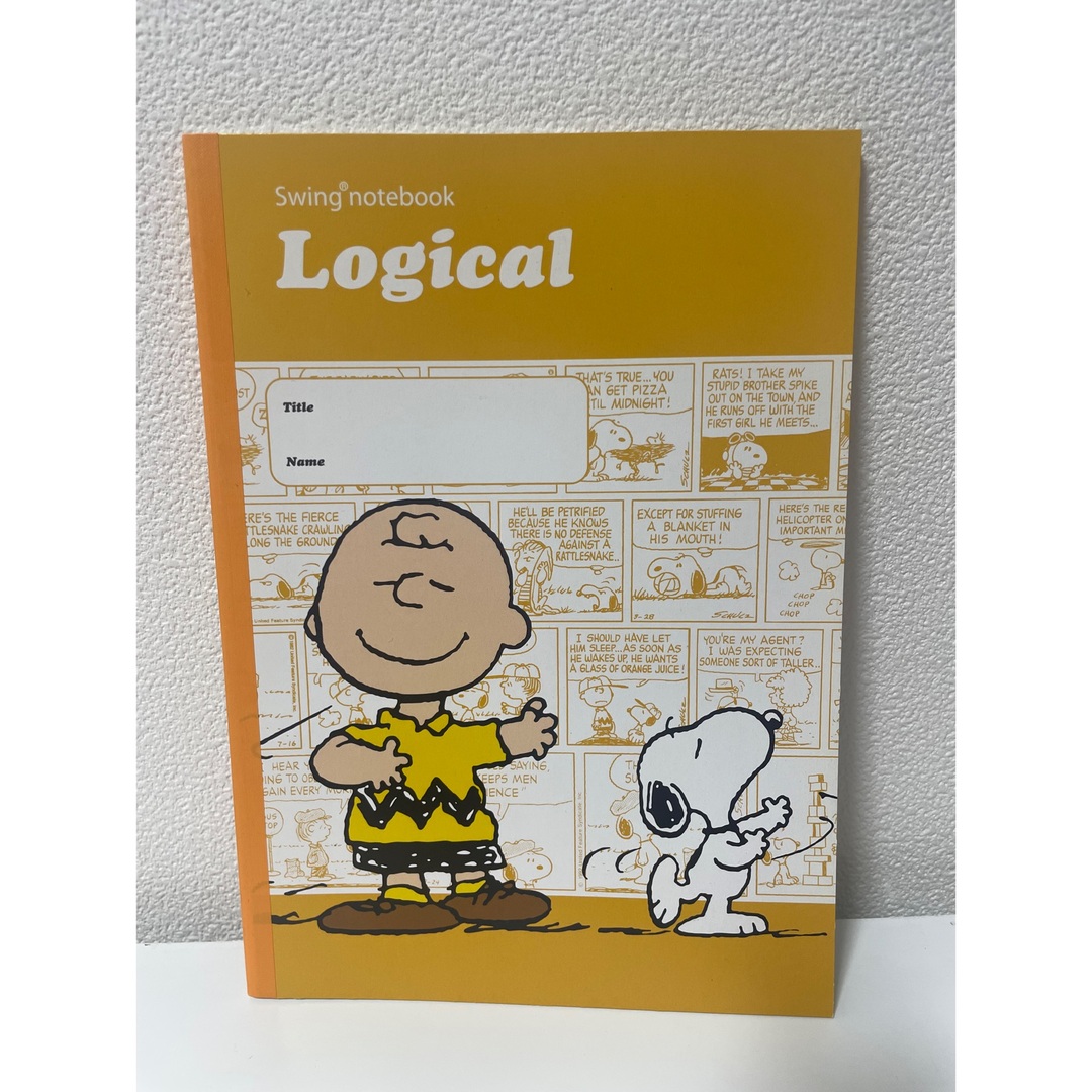 SNOOPY(スヌーピー)のスヌーピー　ロジカルノートB5 インテリア/住まい/日用品の文房具(ノート/メモ帳/ふせん)の商品写真