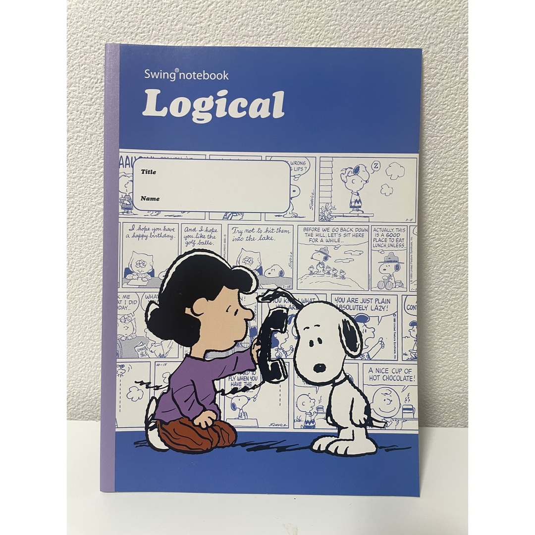 SNOOPY(スヌーピー)のスヌーピー　ロジカルノートB5 インテリア/住まい/日用品の文房具(ノート/メモ帳/ふせん)の商品写真