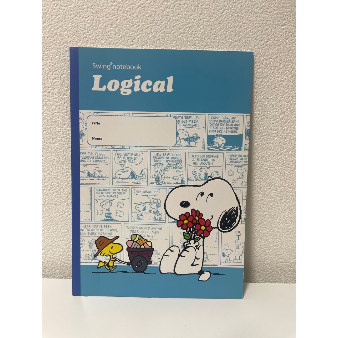 SNOOPY(スヌーピー)のスヌーピー　ロジカルノートB5 インテリア/住まい/日用品の文房具(ノート/メモ帳/ふせん)の商品写真