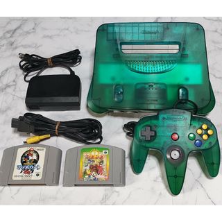 【完品・美品】ニンテンドー64 クリアブルー 本体 動作品 箱付き セット