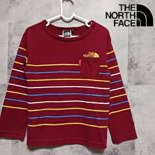 ザノースフェイス(THE NORTH FACE)のTHE  NORTH  FACE  キッズ ロンT 110㎝ ボーダー柄(Tシャツ/カットソー)