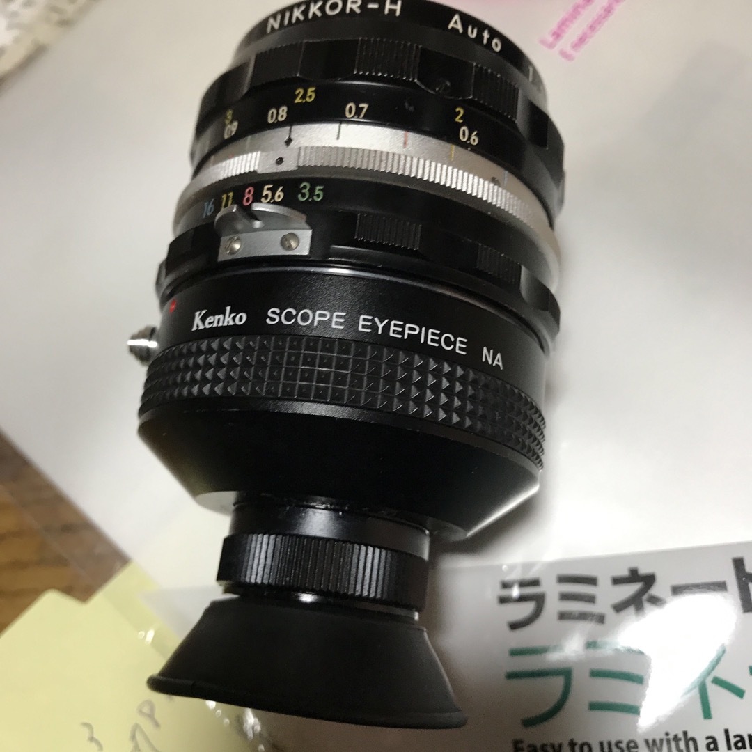 Nikon nikkor-H 28/3.5マウントアダプター付き