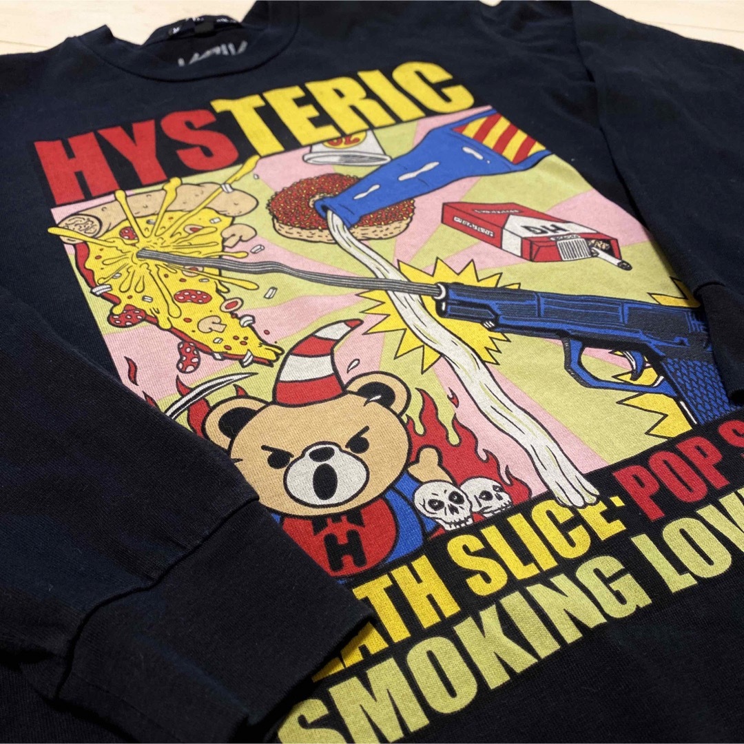 HYSTERIC GLAMOUR(ヒステリックグラマー)のヒステリックグラマー.hysteric glamor.ロンT.キッズ.140cm キッズ/ベビー/マタニティのキッズ服男の子用(90cm~)(Tシャツ/カットソー)の商品写真