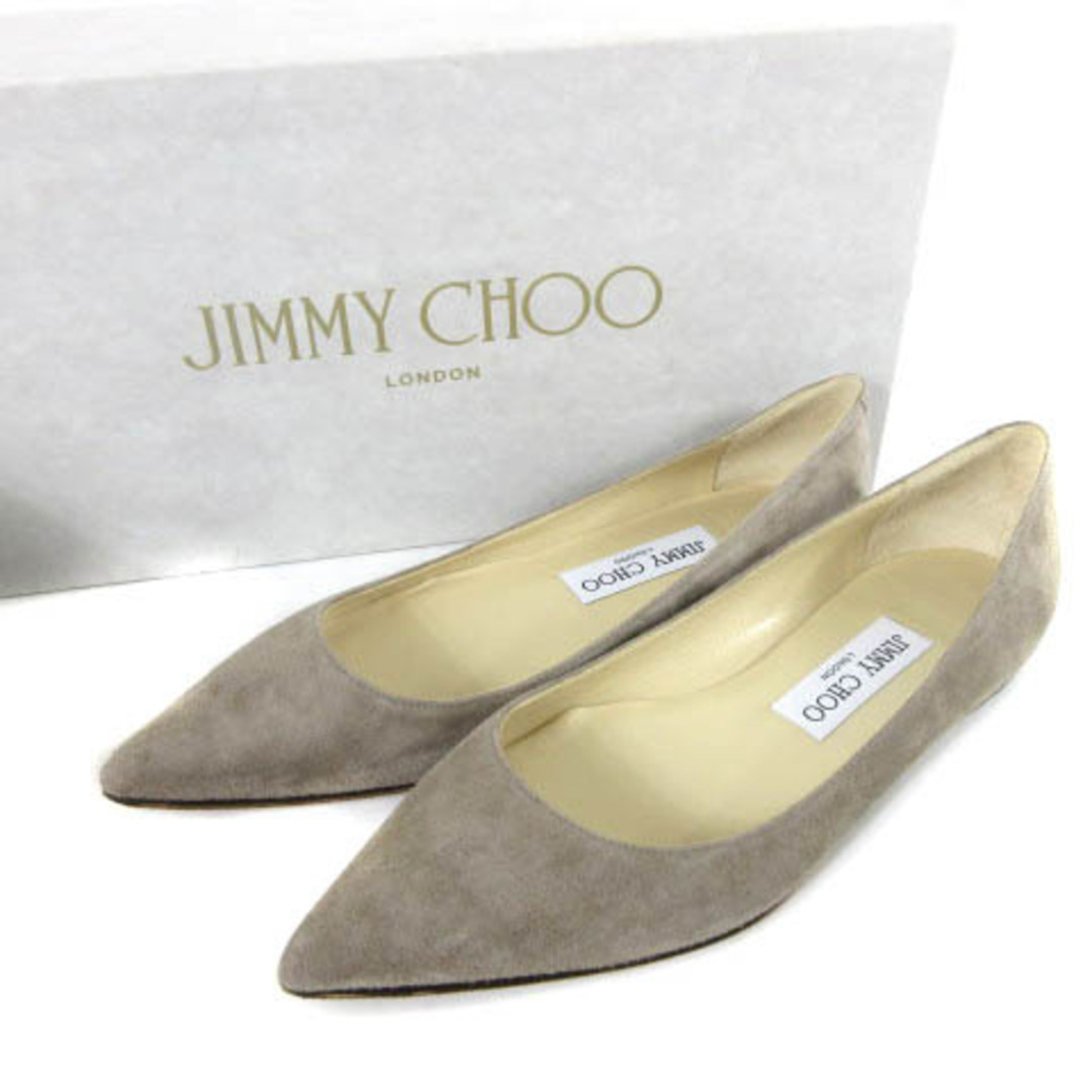 JIMMY CHOO - ジミーチュウ パンプスシューズ フラット ポインテッド