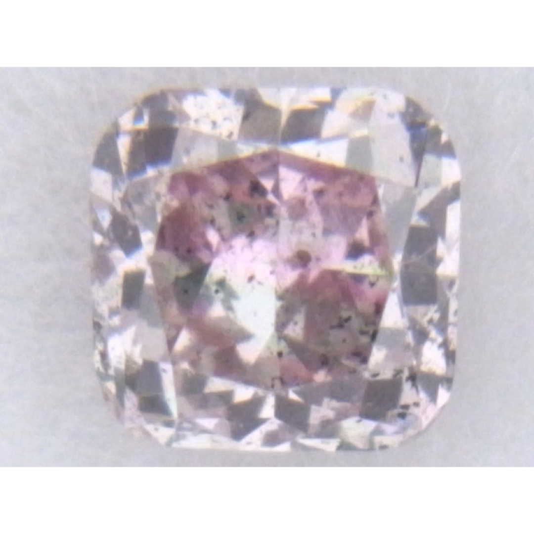 LIGHT BROWNISH PINK SI-2 0.164ct ダイヤ-