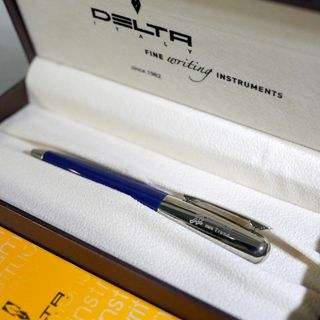 デルタ(DELTA)の【送料込み】デルタ ミニボールペン トレンド メタルキャップ ブルー(ペン/マーカー)