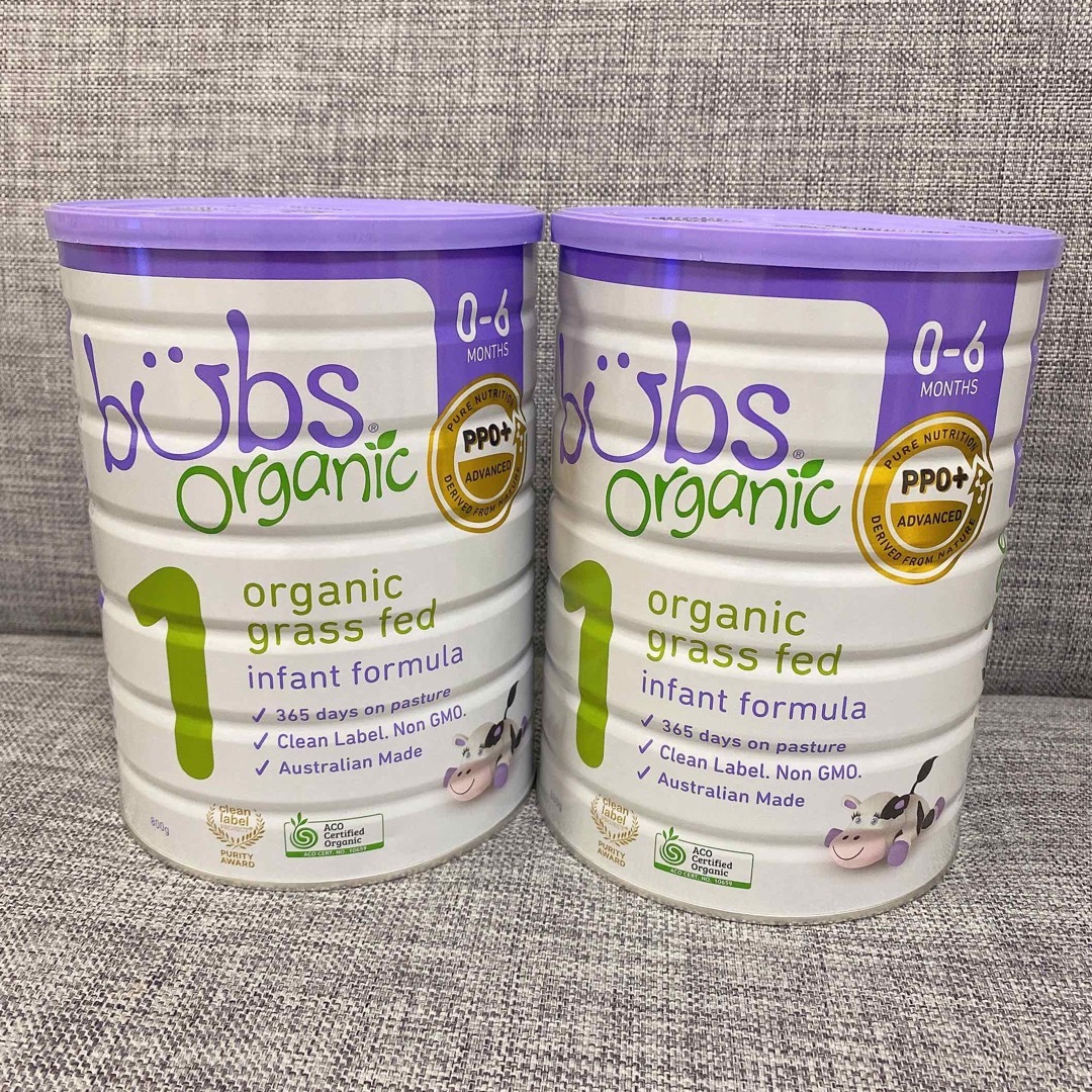 【新品・未使用】bubs organic バブズオーガニック２缶セット