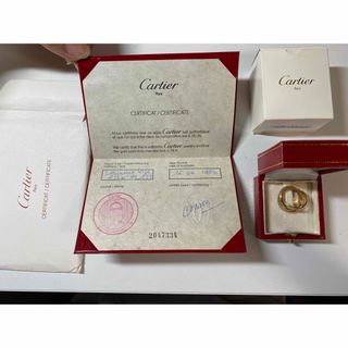 カルティエ(Cartier)の50サイズ 保証書付き　リング幅太め　カルティエ トリニティリング　10号　(リング(指輪))