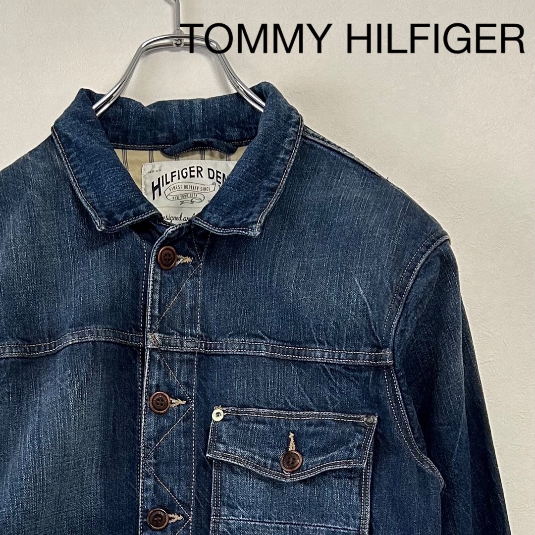 TOMMY HILFIGER - 古着 90s TOMMY HILFIGER Gジャン デニムジャケット ...