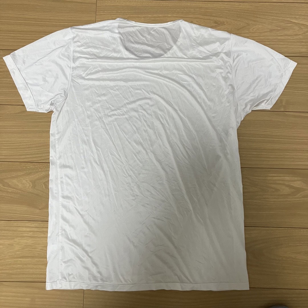 UNIQLO(ユニクロ)の【UNIQLO】シルキードライ　半袖　XL メンズ　ホワイト メンズのトップス(Tシャツ/カットソー(半袖/袖なし))の商品写真