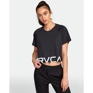 ルーカ(RVCA)のRVCA ショート丈Tシャツ黒(Tシャツ(半袖/袖なし))