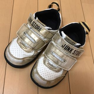 ジャンクストアー(JUNK STORE)のJUNK STORE ゴールドスニーカー16cm(スニーカー)