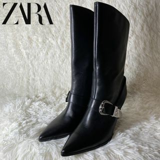 ザラ ブーツ(レディース)(レザー)の通販 1,000点以上 | ZARAの