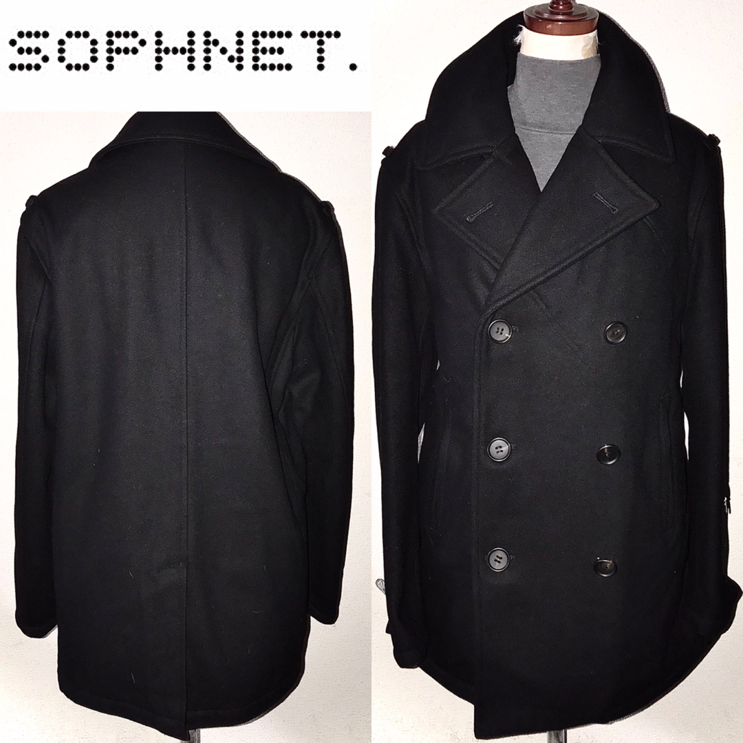 ■美品■SOPHNET. ロング ピーコート■L■2014AW■ソフネット■