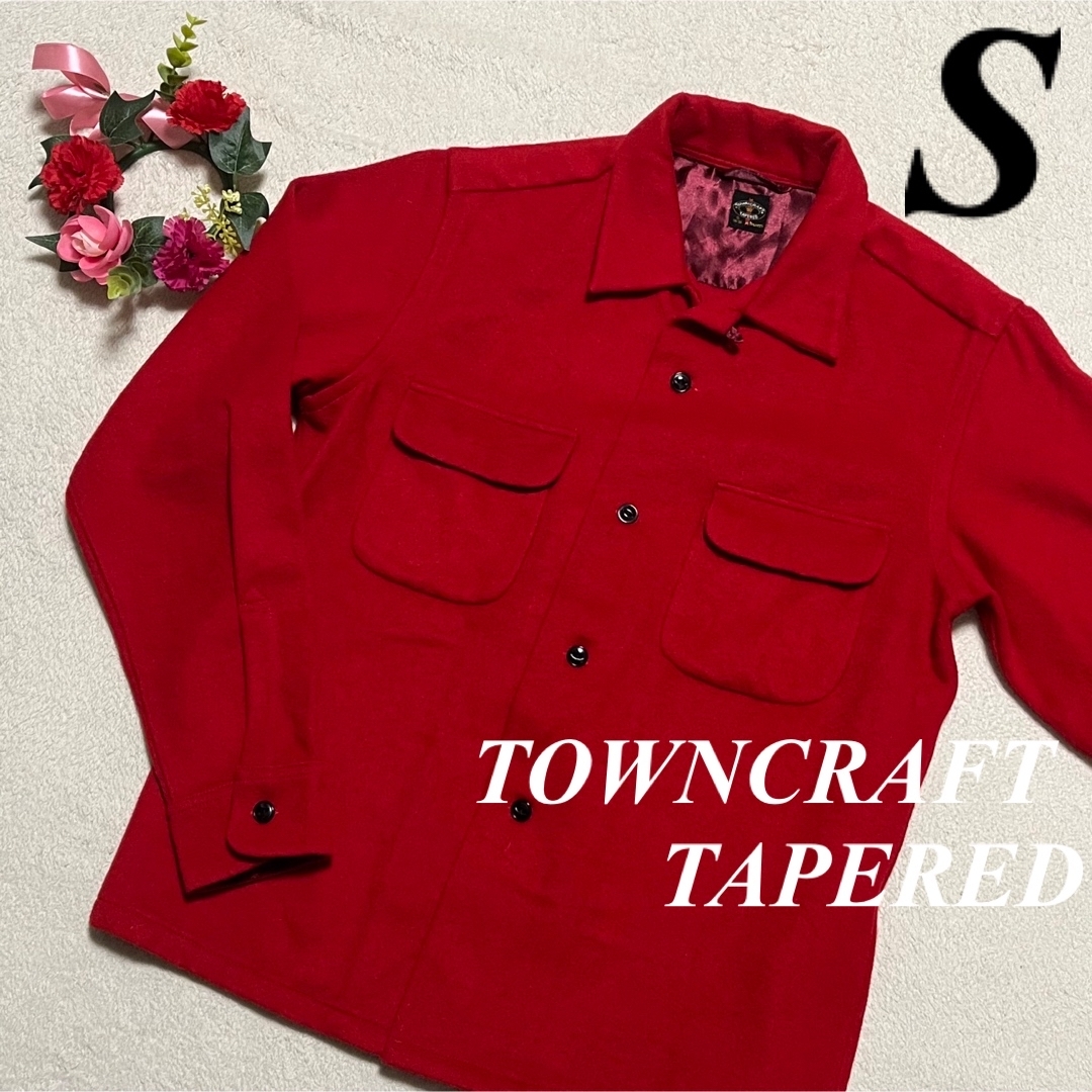 TOWNCRAFT TAPERED タウンクラフト♡コート　ジャケット　赤　Sのサムネイル