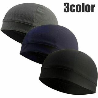 インナー帽 ヘルメットインナー インナーキャップ メッシュ素材 速乾 3枚セット(その他)