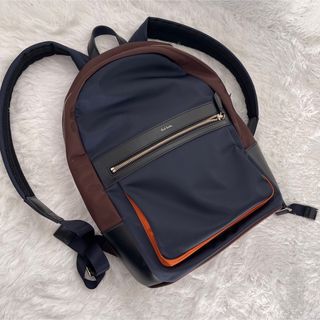 新品 Paul Smith マルチカラーナイロン リュックバックパック