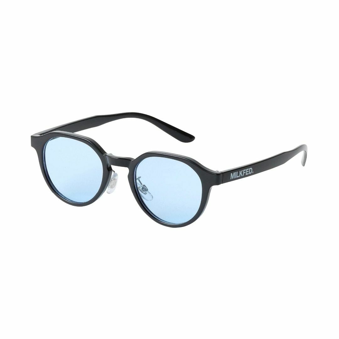 【色: ブルー】[ミルクフェド] サングラス LOGO SUNGLASSES レ