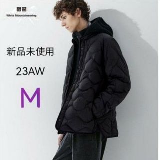 ユニクロ(UNIQLO)の新品 ユニクロWM 23AW リサイクルハイブリッドダウンジャケット ブラックM(ダウンジャケット)