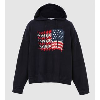 ティー(TTT_MSW)のDAIRIKU America Knit Hoodie  ZOZOTOWN限定(ニット/セーター)