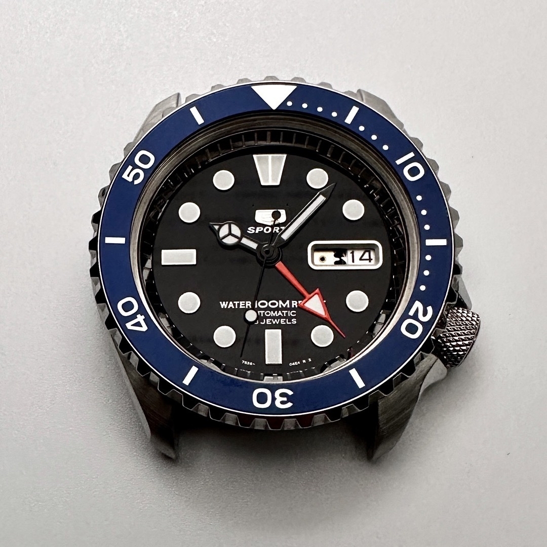 SEIKO(セイコー)のNH34 4R34 等用 針 ベンツ GMT ブラック オレンジ  6R54 メンズの時計(その他)の商品写真