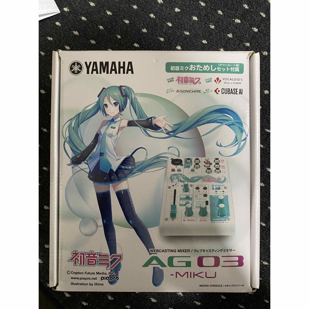 YAMAHA AG03 初音ミク