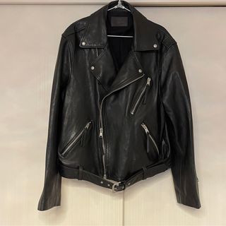 オールセインツ(All Saints)の新品　未使用　ALLSAINTS ダブル　ライダースジャケット(ライダースジャケット)