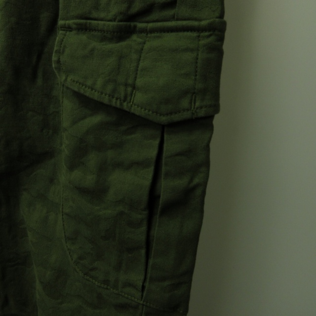 EDWIN(エドウィン)のエドウィン ジャージーズ ジャカード カーゴパンツ ワークパンツ 迷彩 緑 L メンズのパンツ(ワークパンツ/カーゴパンツ)の商品写真