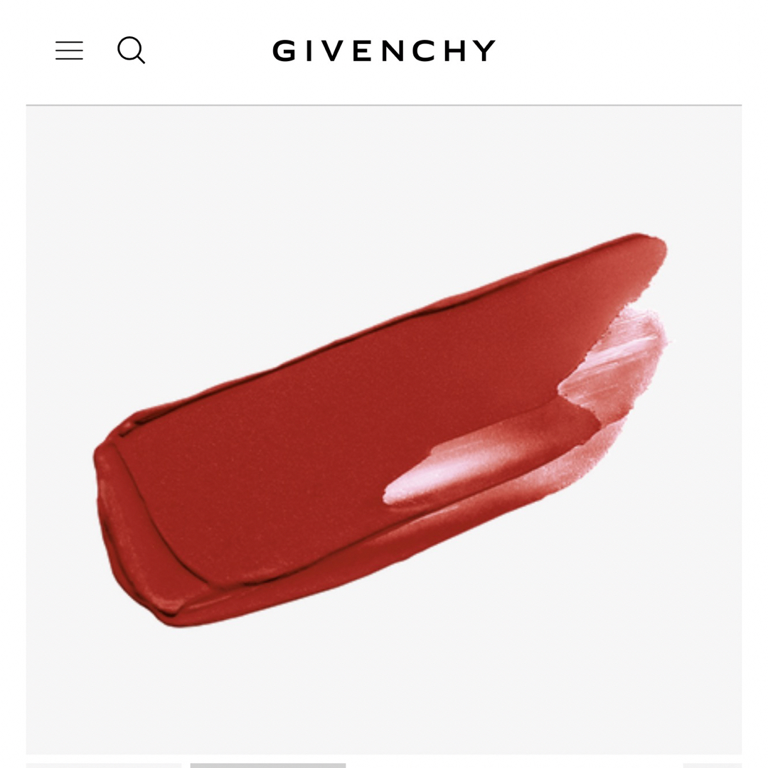 GIVENCHY(ジバンシィ)のジバンシー ルージュ ジバンシイ ベルベット リップスティック  口紅 レッド コスメ/美容のベースメイク/化粧品(口紅)の商品写真